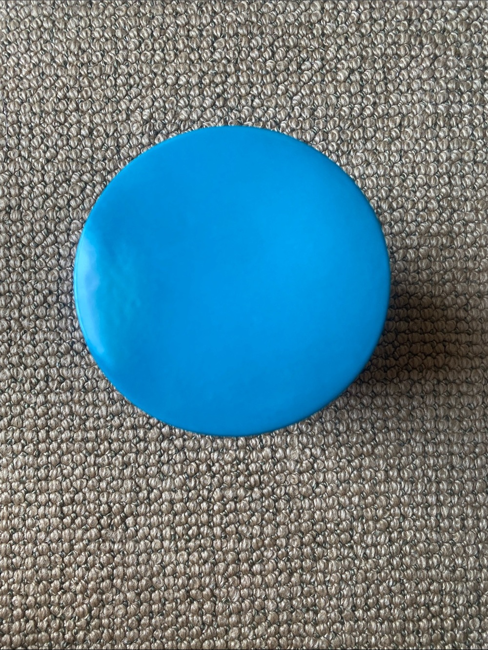 Jonathan Adler Turquoise Porcelain Canister with Gold Accents - Picture 7 of 7